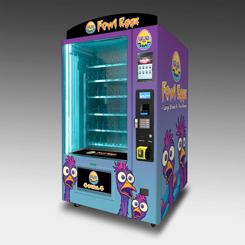 Fowl Eggz Vending Machine by CustomVending.com