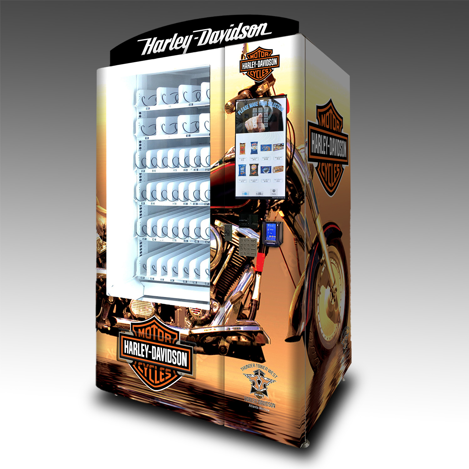 Bringing the Thunder to Retail: Harley-Davidson Dealership Vending Machine at Thunder Tower